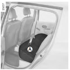 Renault Modus. Banquette arrière fixe 