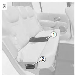 Renault Modus. Passage en banquette trois places