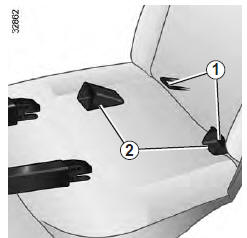 Renault Modus. Choix de la fixation du siège enfant