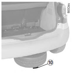 Renault Modus. Pour réinstaller une roue