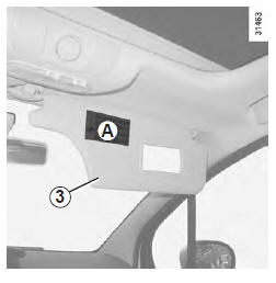 Renault Modus. Désactivation/activation airbag passager avant