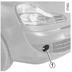 Renault Modus. Feux de brouillard avant 1