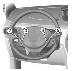Renault Modus. Commandes