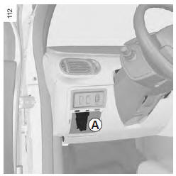 Renault Modus. Compartiment à fusibles