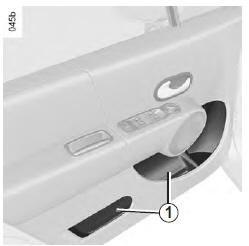 Renault Modus. Vide-poches de portes avant 1