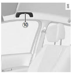 Renault Modus. Poignée de maintien 10